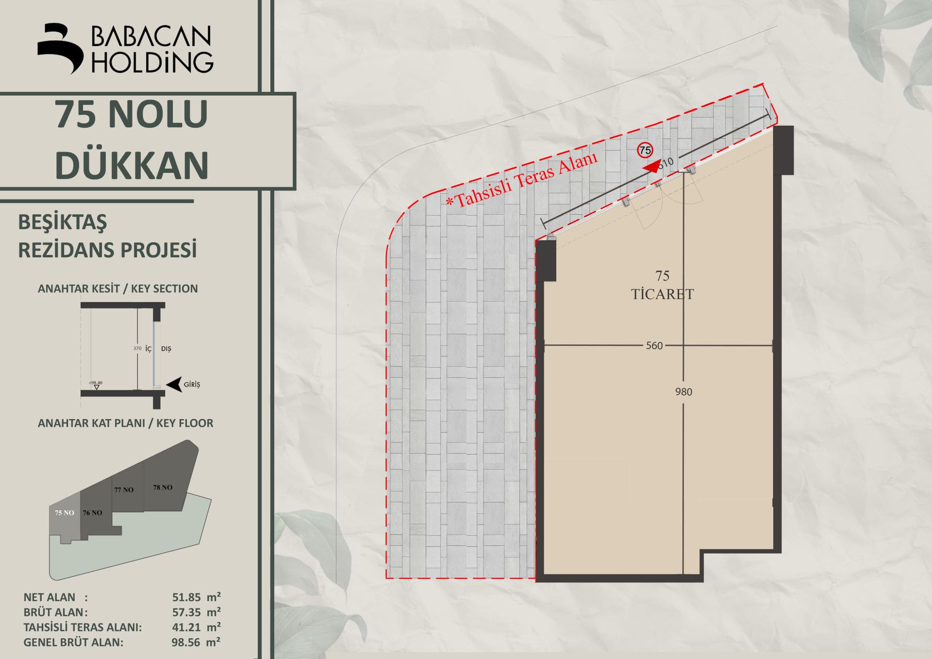 باباجان مریدیان بشیکتاش Babacan Meridian Beşiktaş
