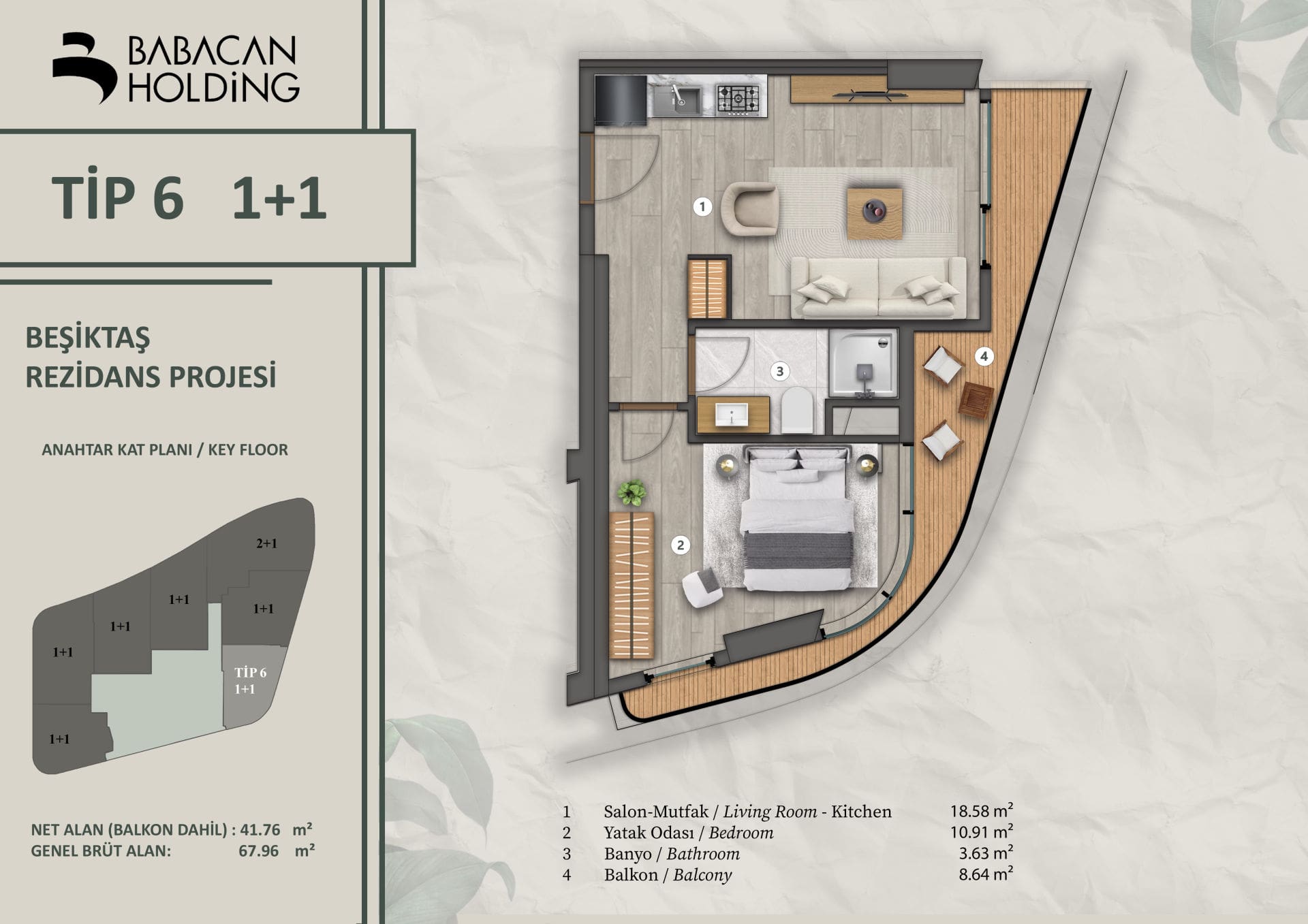 باباجان مریدیان بشیکتاش Babacan Meridian Beşiktaş