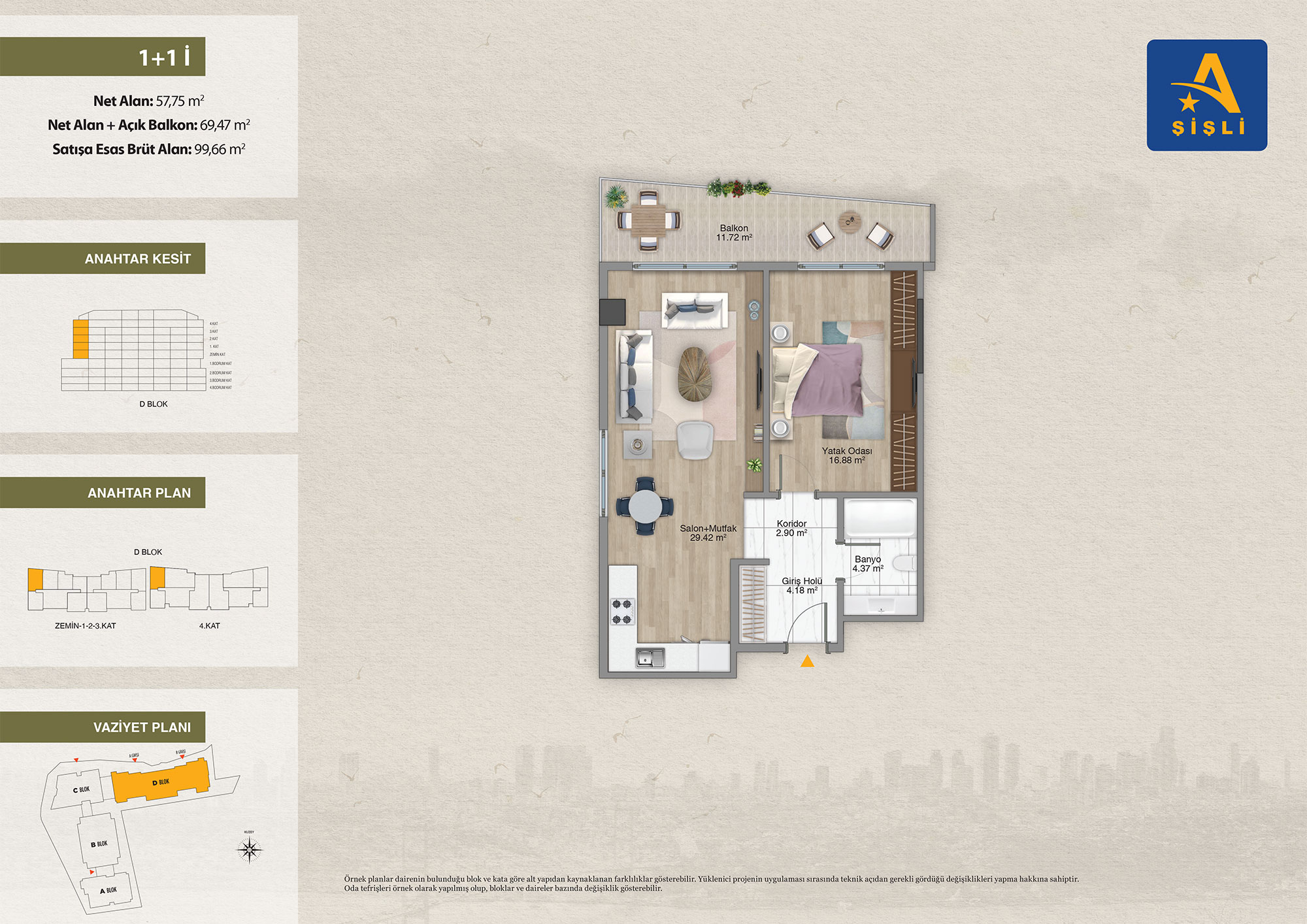 آوروپا کونوتلاری شیشلی Avrupa konutları sisli