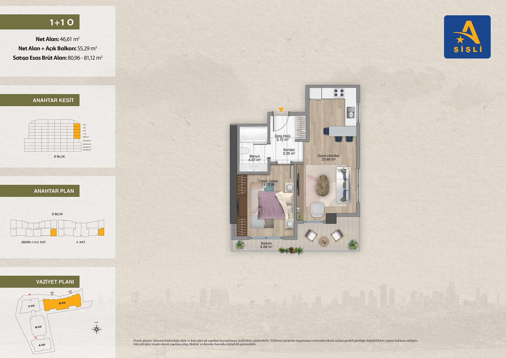 آوروپا کونوتلاری شیشلی Avrupa konutları sisli