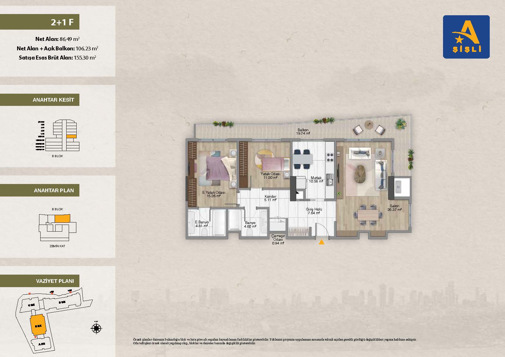 آوروپا کونوتلاری شیشلی Avrupa konutları sisli