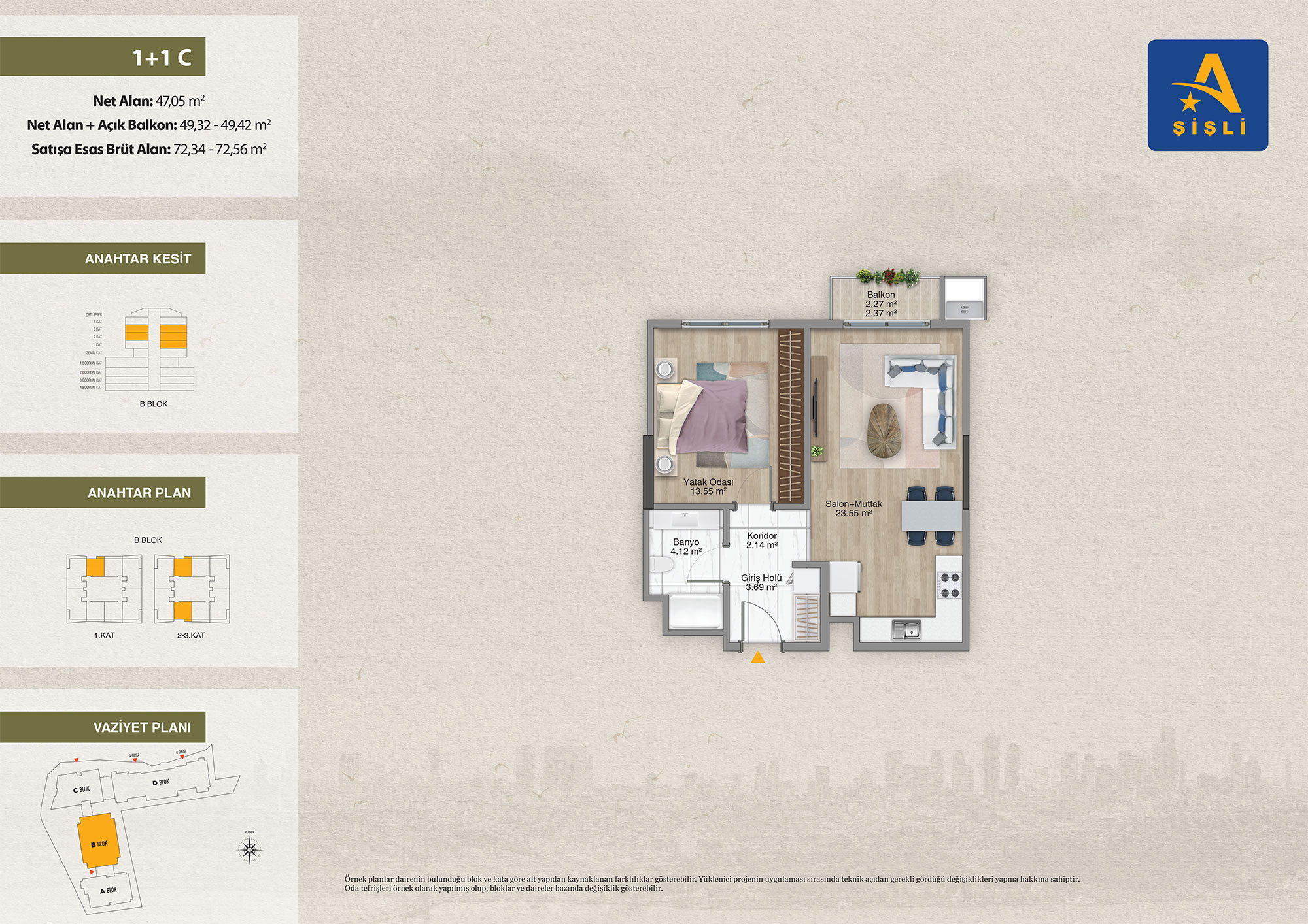 آوروپا کونوتلاری شیشلی Avrupa konutları sisli