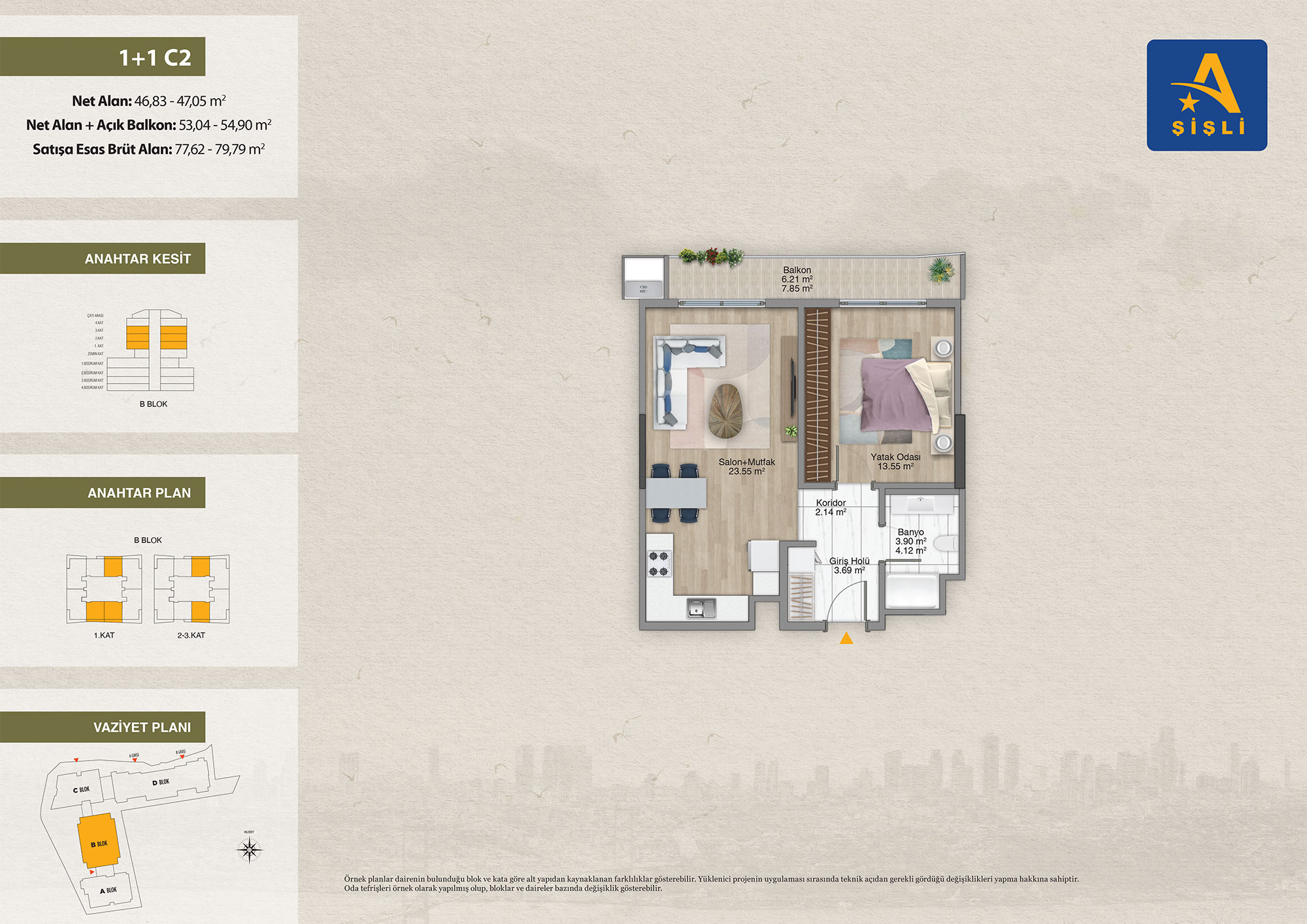 آوروپا کونوتلاری شیشلی Avrupa konutları sisli