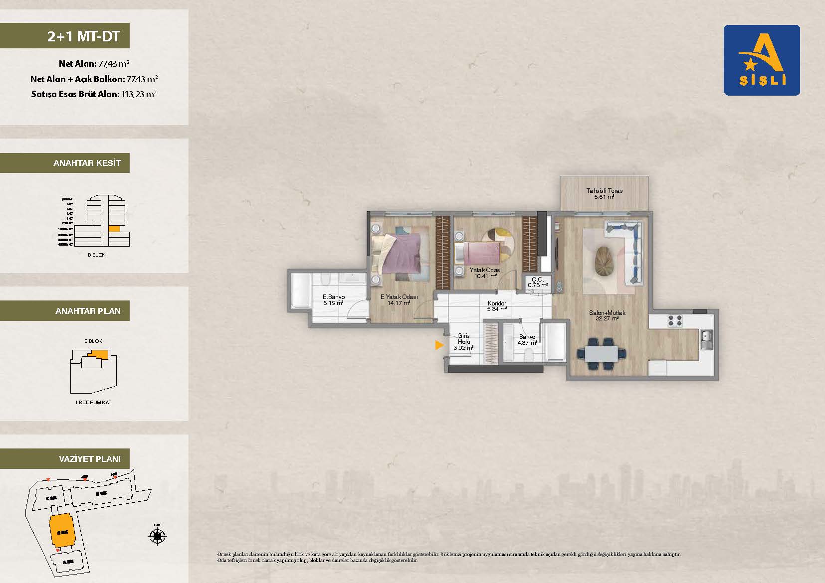 آوروپا کونوتلاری شیشلی Avrupa konutları sisli