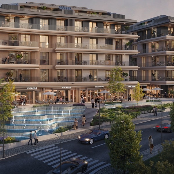 آوروپا کونوتلاری شیشلی Avrupa konutları sisli