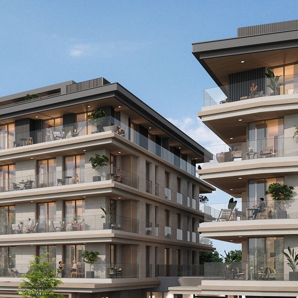 آوروپا کونوتلاری شیشلی Avrupa konutları sisli